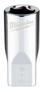 Milwaukee 45-34-9034 Socket, 8 mm Socket, Standard Socket, 4.921 in OAL, 1/4 in Drive, 6 -Point, Chrome Vanadium Steel