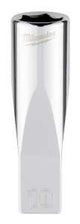 Milwaukee 45-34-9048 Socket, 10 mm Socket, Deep Socket, 2.559 in OAL, 1/4 in Drive, 6 -Point, Chrome Vanadium Steel