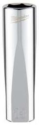 Milwaukee 45-34-0013 Drive Socket, 13 mm Socket, 3/8 in Drive, 6-Point, Vanadium Steel, Chrome