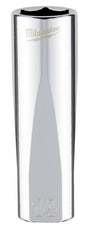 Milwaukee 45340014 Drive Socket, 14 mm Socket, 3/8 in Drive, 6-Point, Chrome