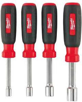 Milwaukee 48-22-2404 Nut Driver Set, 4-Piece, Steel, Chrome