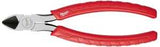 Milwaukee 48-22-6108 Diagonal Cutting Plier, 8 in OAL, 11/32 in Cutting Capacity, 1-5/64 in Jaw Opening, Red Handle