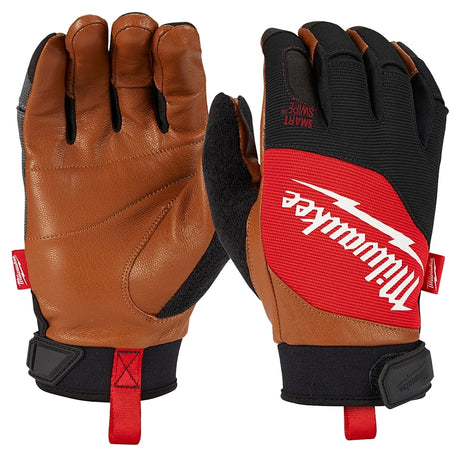 Milwaukee 48-73-0023 Breathable Lightweight Performance Gloves, Men's, XL, 10.4 in L, Hook and Loop Cuff, Brown