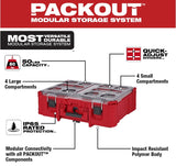 Milwaukee PACKOUT 48-22-8432 Deep Organizer, 50 lb, Polymer