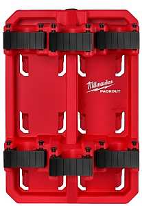 Milwaukee PACKOUT 48-22-8349 Long Handle Tool Rack, 50 lb, 9-1/2 in W, 14 in H, 7 in L, Polymer