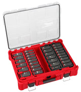 Milwaukee SHOCKWAVE Impact Duty Series 49-66-6806 Socket Set, Chrome Molybdenum Steel, Specifications: 1/2 in Drive