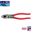 Milwaukee MT500C Lineman's Plier with Crimper and Bolt Cutter, 9.22 in OAL, 1.39 in Jaw Opening, Red Handle