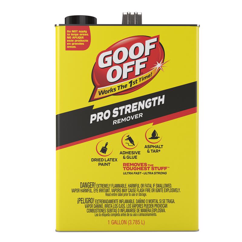 Goof Off Pro Strength Liquid Remover 1 gal, Pack of 4