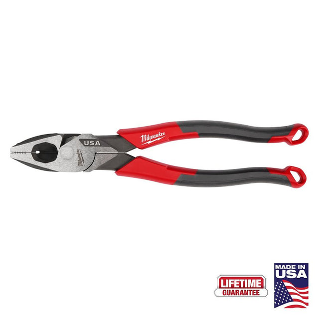 Milwaukee MT550 Lineman's Pliers, 9 in OAL, 0.74 in W Jaw, 1.39 in Jaw Opening