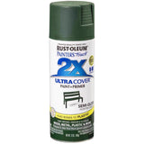 Rust-Oleum Painter's Touch 2X Ultra Cover Semi-Gloss Hunter Green Paint+Primer Spray Paint 12 oz, Pack of 6