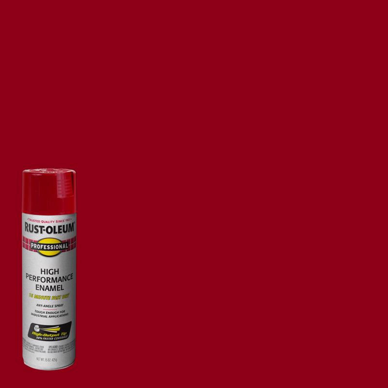 Rust-Oleum Professional Regal Red Spray Paint 15 oz, Pack of 6