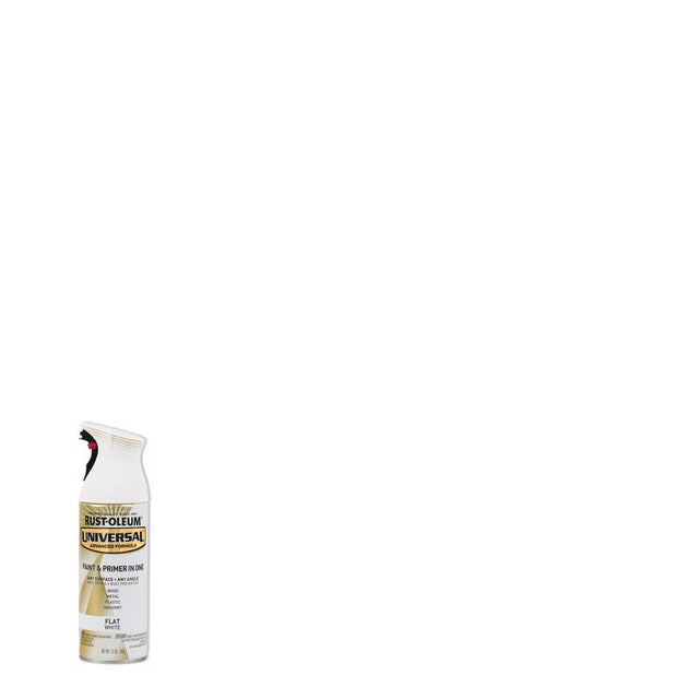 Rust-Oleum Universal Flat White Spray Paint 12 oz, Pack of 6