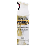 Rust-Oleum Universal Flat White Spray Paint 12 oz, Pack of 6