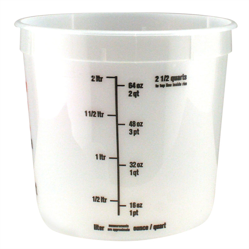 Ace Clear 2.5 qt Bucket, Pack of 25