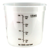 Ace Clear 2.5 qt Bucket, Pack of 25