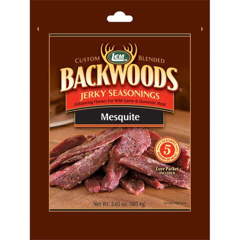 LEM Backwoods Mesquite Jerky Seasoning 3.65 oz Bagged, Pack of 6