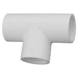 Charlotte Pipe Schedule 40 1/2 in. Slip X 1/2 in. D Slip PVC Tee 1 pk, Pack of 25