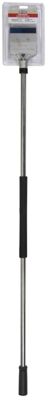 Hyde 19450 Hammer Scraper, 54 in L Handle, 4 in W Blade, Carbon Steel Blade, Foam-Grip Handle, Rubber Handle, Pack of 2