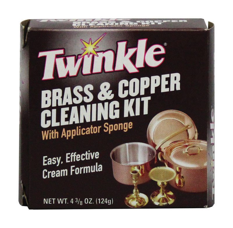 Twinkle No Scent Brass and Copper Cleaner 4.4 oz Cream, Pack of 12