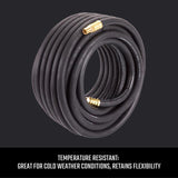 Craftsman 50 ft. L X 3/8 in. D Rubber Air Hose 300 psi Black