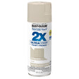 Painter's Touch 2X Ultra Cover 334040 Spray Paint, Gloss, Cottage White, 12 oz, Aerosol Can