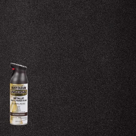 Rust-Oleum Universal Metallic Oil Rubbed Bronze Metallic Spray Paint 11 oz, Pack of 6