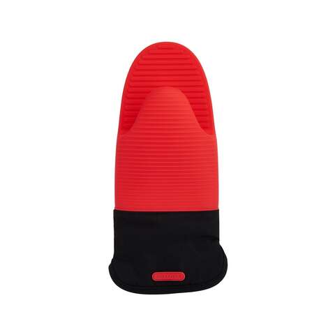 Instant Pot Black/Red Silicone Oven Mitt, Pack of 4