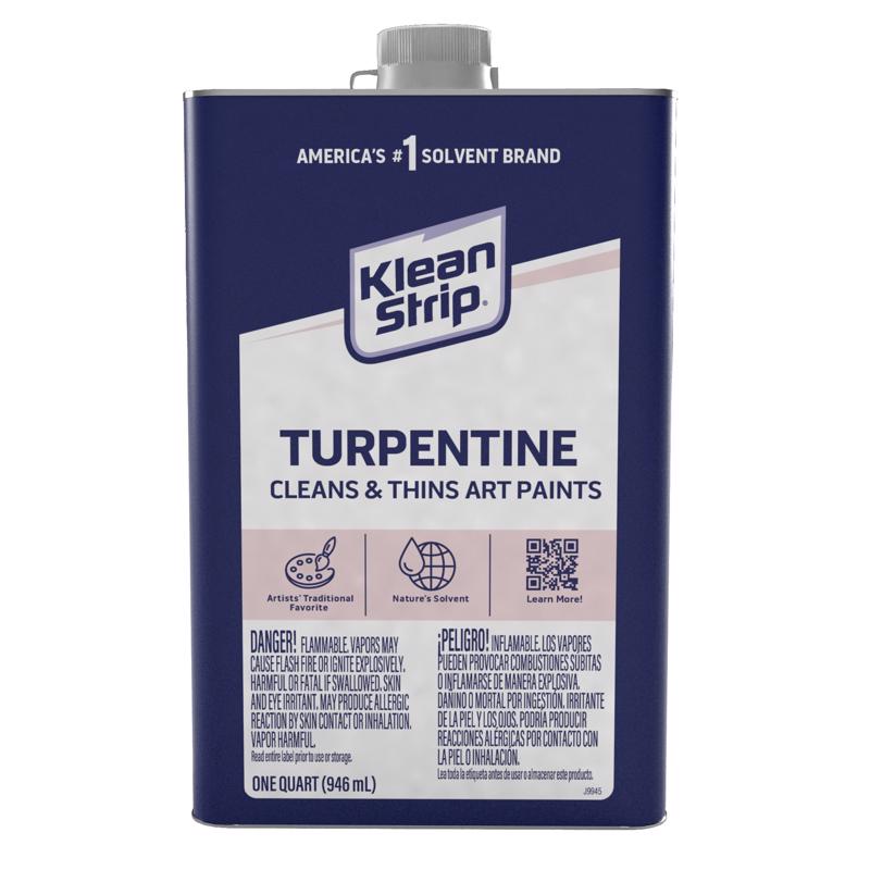 Klean Strip Turpentine Solvent 1 qt, Pack of 6