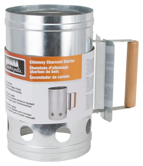 Omaha SHA286123L Chimney Starter, Steel, Galvanized, Straight grip Handle