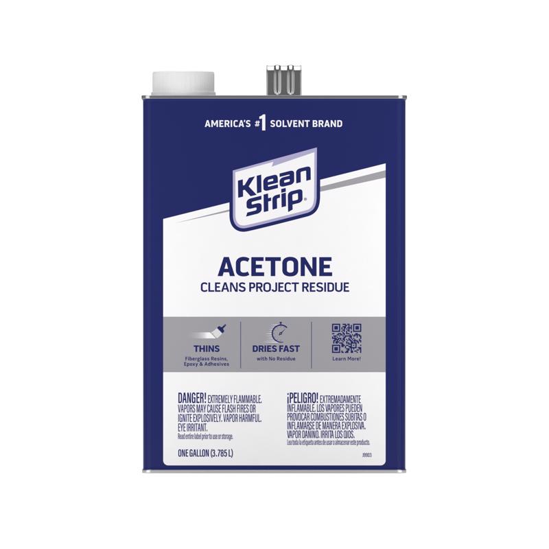 Klean Strip Acetone Solvent and Thinner 1 gal, Pack of 4