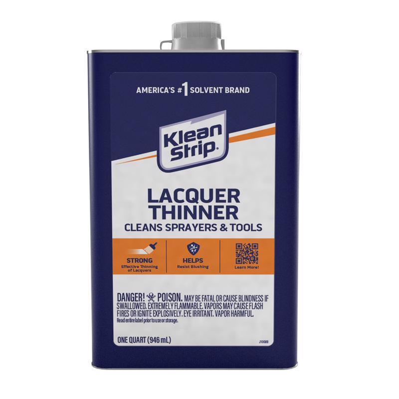 Klean Strip Lacquer Thinner 1 qt, Pack of 6