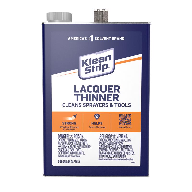 Klean Strip Lacquer Thinner 1 gal, Pack of 4