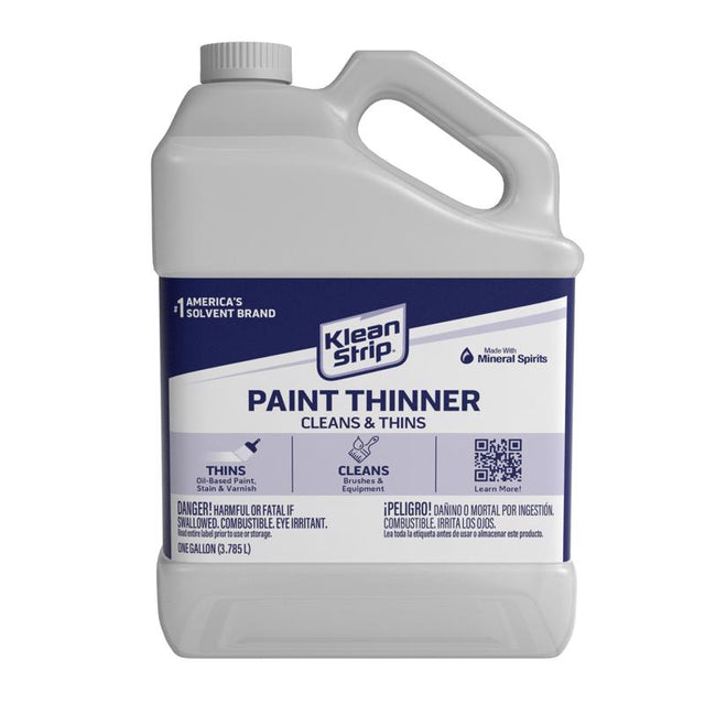 Klean Strip Mineral Spirits Paint Thinner 1 gal, Pack of 4