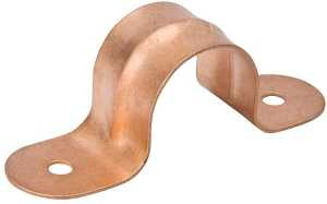 B & K C13-050HC Pipe Strap, 1/2 in Opening, Steel, Copper, 10/PK