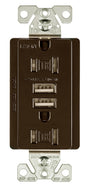 Arrow Hart TR7755RB-K-L Combination USB Receptacle, 2 -Pole, 3.1 A USB, 15 A Receptacle, 2 -USB Port