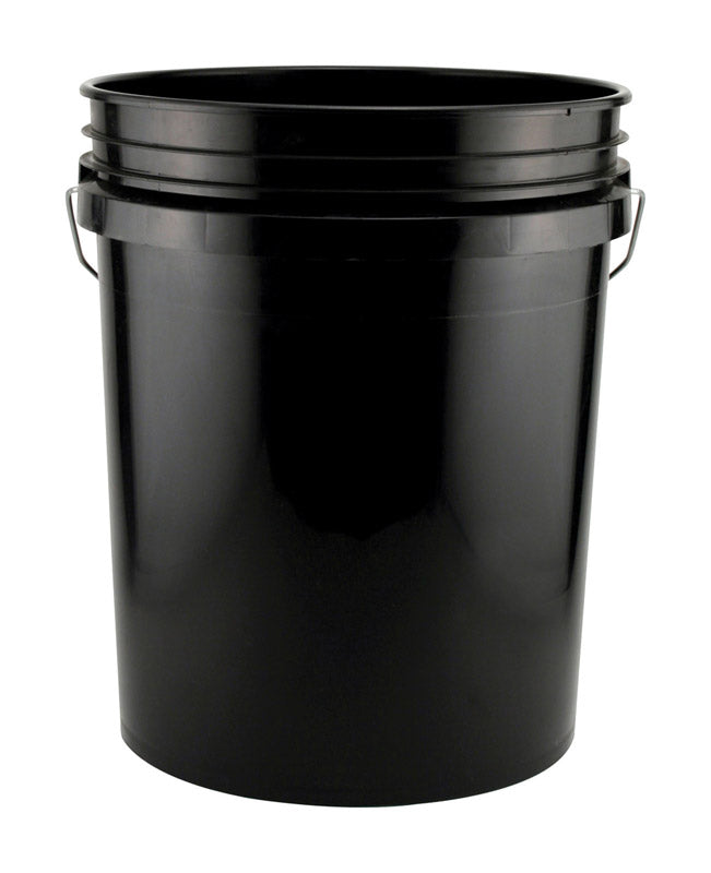 Leaktite Black 5 gal Plastic Paint Pail, Pack of 10