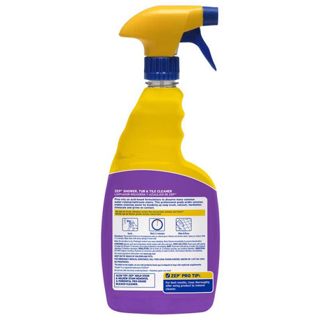 Zep No Scent Tub and Tile Cleaner 32 oz Liquid, Pack of 12