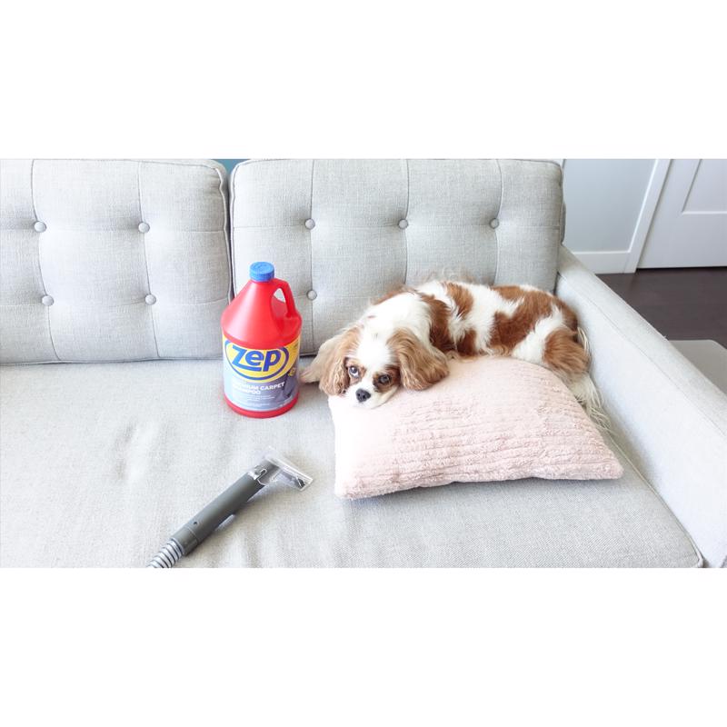 Zep Pleasant Scent Carpet Shampoo 128 oz Liquid, Pack of 4