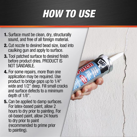 DAP ElastoPatch Ready to Use Off-White Patching Compound 10.1 oz