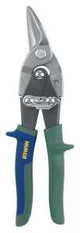 Irwin 2073112 Aviation Snip, 10 in OAL, 1-5/16 in L Cut, Right Cut, Steel Blade, Double-Dipped Handle, Red Handle