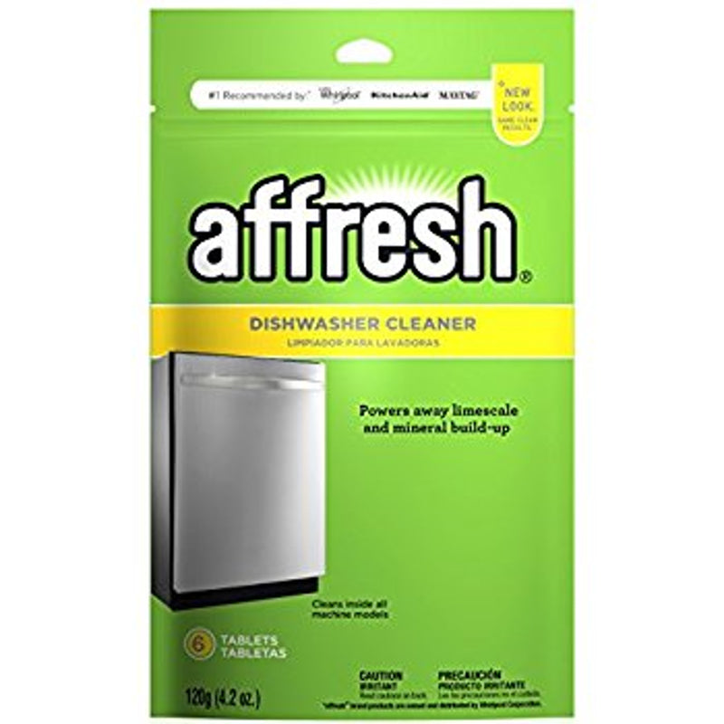Affresh Lemon Scent Tablet Dishwasher Cleaner and Freshener 4.2 oz 6 pk, Pack of 6