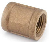 Anderson Metals 738103-04 Pipe Coupling, 1/4 in, FIPT, Brass