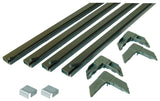 Make-2-Fit PL7806 Screen Frame Kit, Includes: Frame, Spline, (4) Square-Cut Plastic Corners, Aluminum, Bronze