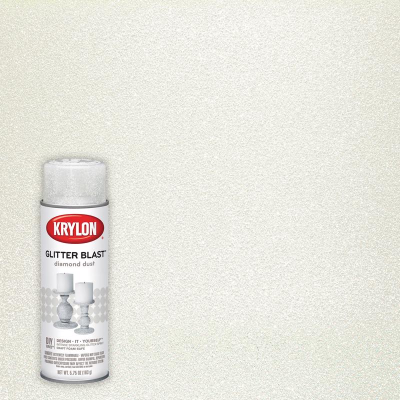 Krylon Glitter Blast Diamond Dust Spray  Paint 5.75 oz, Pack of 6