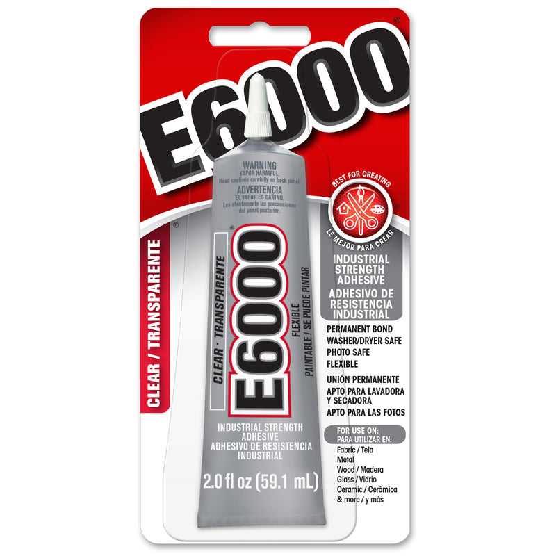 E6000 Craft Industrial Strength High Strength Clear All Purpose Adhesive 2 oz