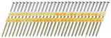 Senco KD28APBSN Series Collated Nail, Plastic Strip Collation, 3-1/4 in L, Steel, Bright Basic, Full Round Head
