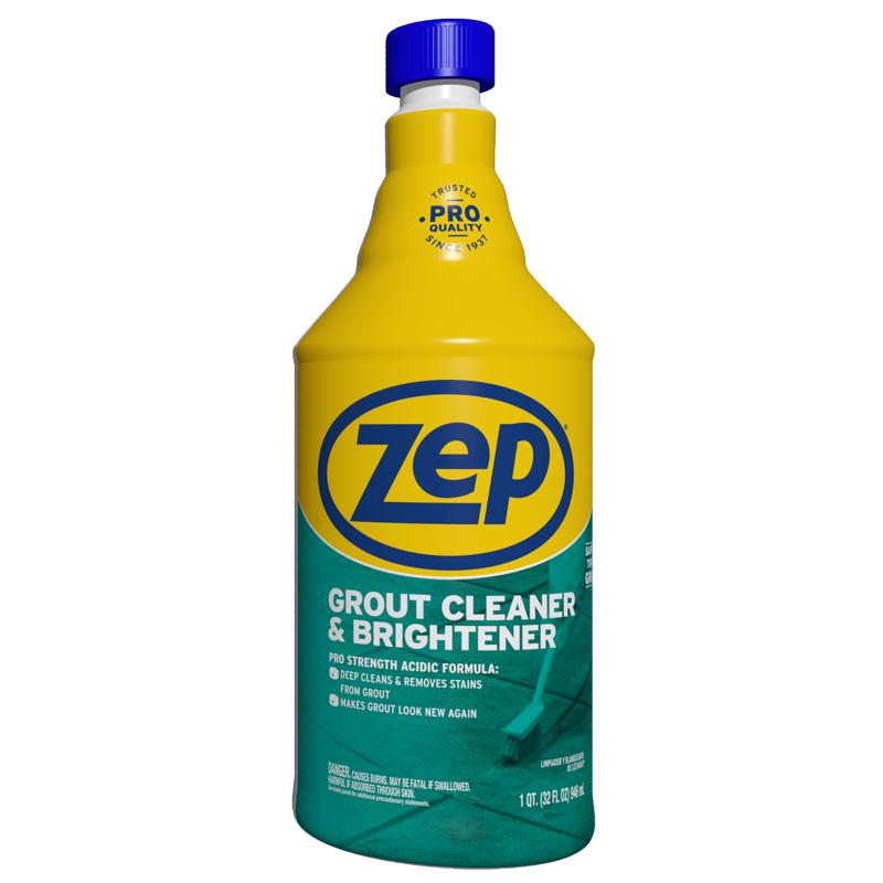 Zep Sassafras Scent Grout Cleaner and Whitener 32 oz Liquid, Pack of 12