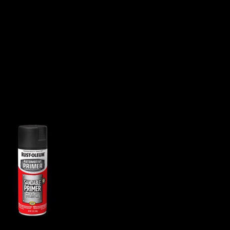Rust-Oleum Automotive Flat Black Automotive Sandable Primer Spray 12 oz
