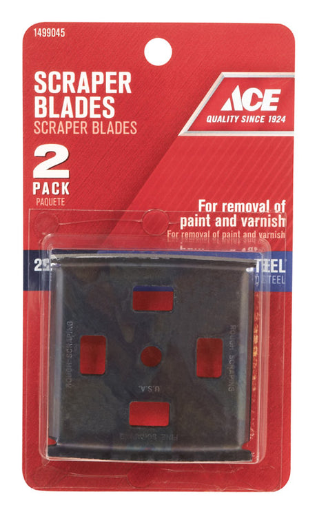 Ace 2-1/2 in. W Tempered Steel 4-Edge Scraper Blade