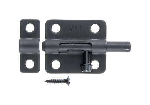 Ace 2.5 in. L Black Steel Barrel Bolt 1 pk